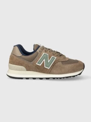 New Balance sneakersy U574SBB kolor brązowy