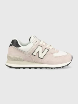 New Balance sneakersy WL574PB kolor różowy WL574PB-4PB