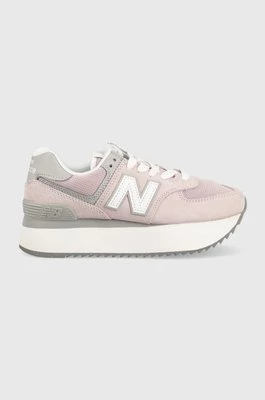 New Balance sneakersy WL574ZSE kolor różowy WL574ZSE-ZSE