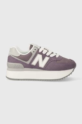New Balance sneakersy WL574ZSP kolor fioletowy