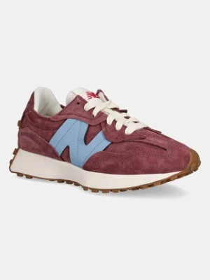New Balance sneakersy zamszowe 327 kolor bordowy U327WSA