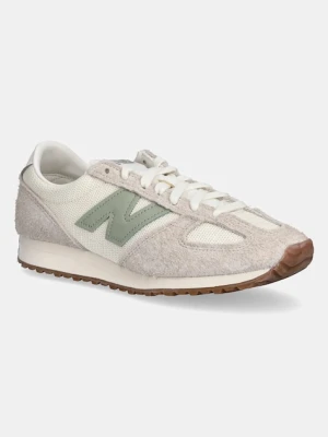 New Balance sneakersy zamszowe 471 damskie kolor beżowy U471KAC
