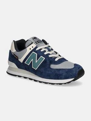 New Balance sneakersy zamszowe 574 kolor granatowy U574SOA