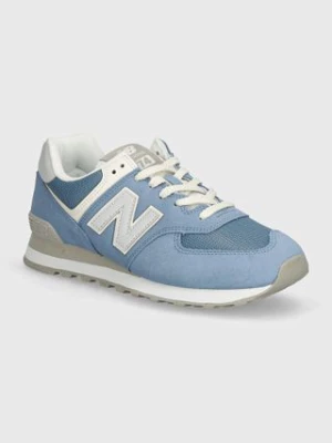 New Balance sneakersy zamszowe 574 kolor niebieski U574ESE