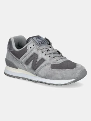 New Balance sneakersy zamszowe 574 kolor szary WL574HM2