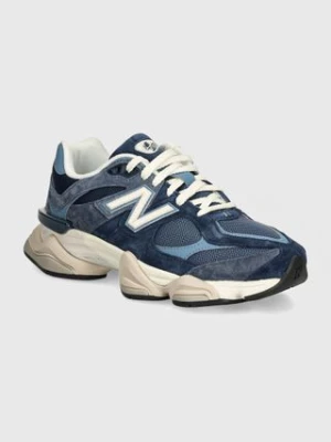 New Balance sneakersy zamszowe 9060 kolor niebieski U9060EEF