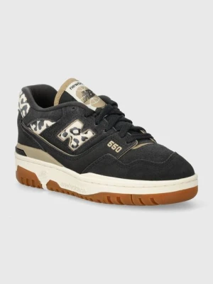 New Balance sneakersy zamszowe kolor czarny BBW550QB