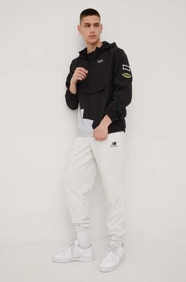New Balance spodnie dresowe bawełniane UP21500SAH męskie kolor szary gładkie UP21500SAH-SAH