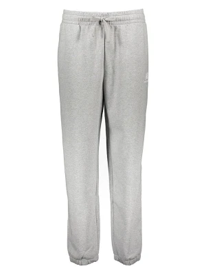 New Balance Spodnie dresowe "Essentials Stacked" w kolorze szarym rozmiar: L