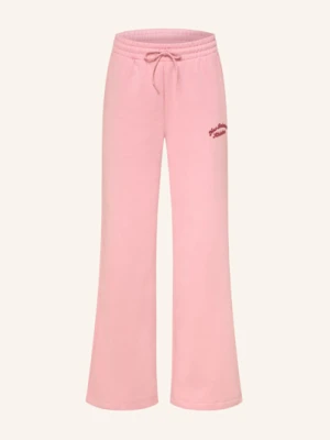 New Balance Spodnie Dresowe Linear Heritage Fleece rosa