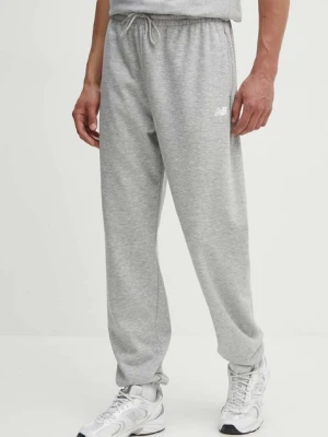 New Balance spodnie dresowe Sport Essentials kolor szary melanżowe MP41519AG