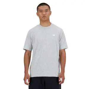 New Balance Sport Essentials Cotton T-Shirt MT41509AG, Męskie, Szare, t-shirty, bawełna, rozmiar: L