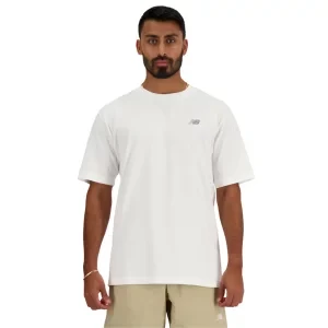 Zdjęcie produktu New Balance Sport Essentials Cotton T-Shirt MT41509WT, Męskie, Białe, t-shirty, bawełna, rozmiar: L