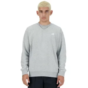 New Balance Sport Essentials French Terry Crew MT41507AG, Męskie, Szare, bluzy, bawełna, rozmiar: L