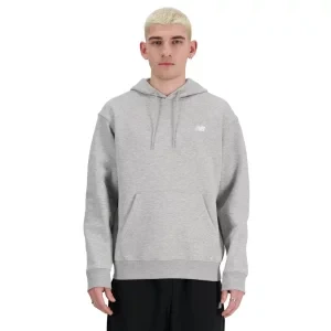 New Balance Sport Essentials French Terry Hoodie MT41508AG, Męskie, Szare, bluzy, bawełna, rozmiar: L
