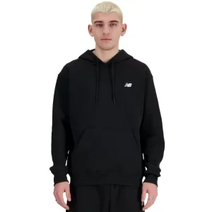 New Balance Sport Essentials French Terry Hoodie MT41508BK, Męskie, Czarne, bluzy, bawełna, rozmiar: L