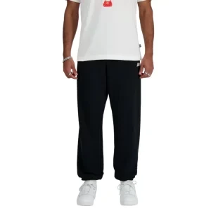 New Balance Sport Essentials French Terry Jogger MP41519BK, Męskie, Czarne, spodnie, poliester, rozmiar: L