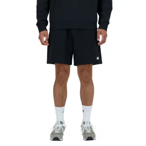 New Balance Sport Essentials French Terry Short 7 MS41520BK, Męskie, Czarne, spodenki, bawełna, rozmiar: L