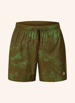New Balance Szorty Do Biegania 2 W 1 Rc Printed Short 5" gruen