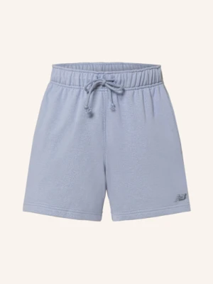 New Balance Szorty Dresowe blau