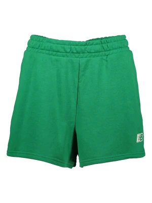 New Balance Szorty dresowe "Essentials" w kolorze zielonym rozmiar: XS