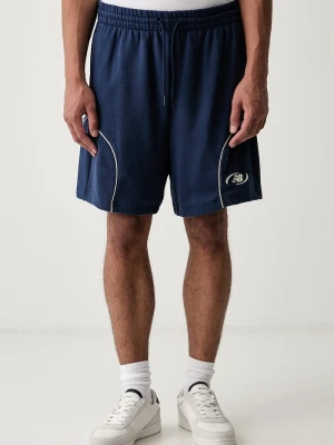 New Balance szorty dresowe męskie granatowy