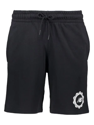 New Balance Szorty dresowe "Sport Seasonal" w kolorze czarnym rozmiar: L