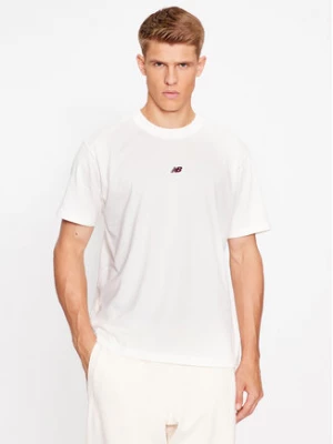 New Balance T-Shirt Athletics Remastered Graphic Cotton Jersey Short Sleeve T-shirt MT31504 Biały Regular Fit