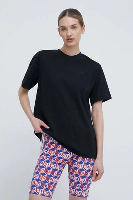 New Balance t-shirt bawełniany WT41501BK damski kolor czarny WT41501BK