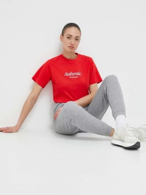 Zdjęcie produktu New Balance t-shirt bawełniany kolor czerwony