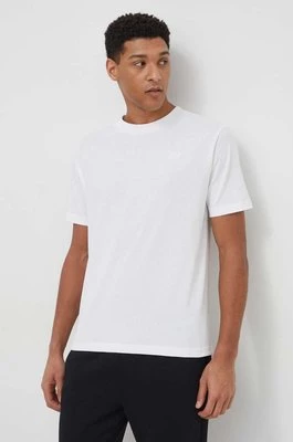 New Balance t-shirt bawełniany MT41533WT męski kolor biały z aplikacją