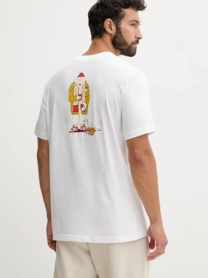 New Balance t-shirt bawełniany męski kolor biały z nadrukiem MT53931WT