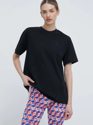 New Balance t-shirt bawełniany WT41501BK czarny