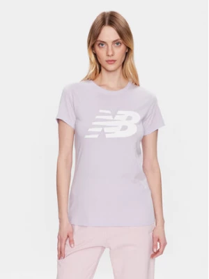 New Balance T-Shirt Classic Flying Nb Graphic WT03816 Fioletowy Athletic Fit