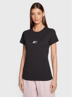 New Balance T-Shirt Essentials WT23515 Czarny Athletic Fit