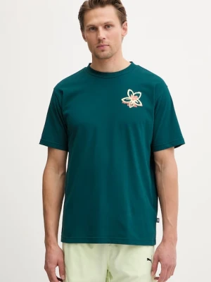 New Balance T-shirt męski z bawełną Boston