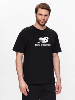 New Balance T-Shirt MT31541 Czarny Relaxed Fit