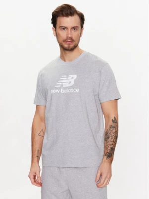 New Balance T-Shirt MT31541 Szary Relaxed Fit