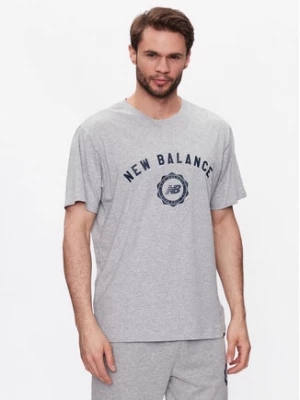 New Balance T-Shirt Sport Seasonal Graphic MT31904 Szary Relaxed Fit