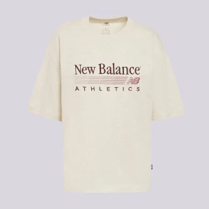 New Balance T-Shirt Trackside Oversized T-Shirt beżowy
