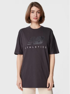 New Balance T-Shirt WT23503 Czarny Oversize