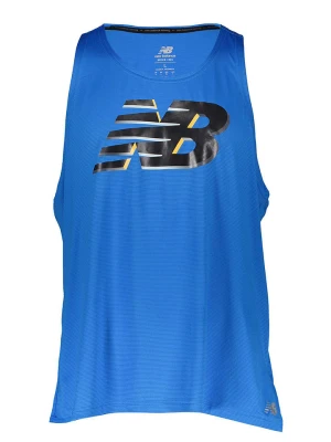 New Balance Top sportowy "Accelerate" w kolorze niebieskim rozmiar: XL