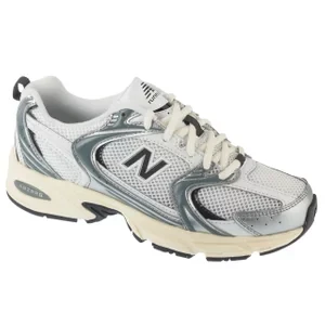 New Balance U530ESA, Unisex, Białe, buty sneakers, przewiewna siateczka, rozmiar: 36
