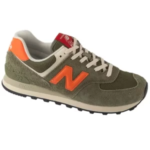 New Balance U574BGR, Unisex, Zielone, buty sneakers, skóra zamszowa, rozmiar: 40