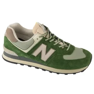 New Balance U574GRE, Unisex, Zielone, buty sneakers, skóra zamszowa, rozmiar: 40,5