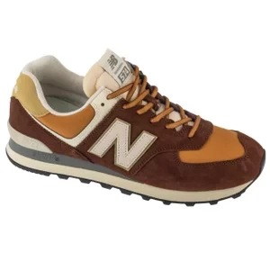 New Balance U574MRR, Unisex, Brązowe, buty sneakers, skóra zamszowa, rozmiar: 38