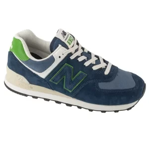 New Balance U574QBL, Unisex, Niebieskie, buty sneakers, skóra zamszowa, rozmiar: 40
