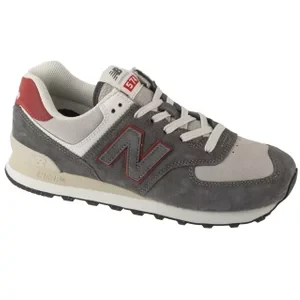 New Balance U574QGY, Unisex, Szare, buty sneakers, skóra zamszowa, rozmiar: 41,5
