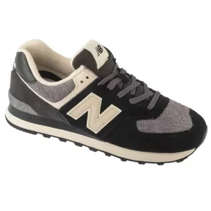 New Balance U574SBK, Męskie, Czarne, buty sneakers, tkanina, rozmiar: 37
