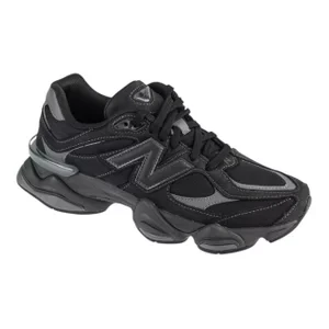 New Balance U906079E, Unisex, Czarne, buty sneakers, skóra zamszowa, rozmiar: 37